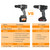 Cordless Drill Driver 200N.m 1/2In Metal Keyless Chuck 20+3 Position 0-1550RMP Variable Speed