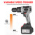 21V Brushless Electric Impact Hammer Drill 200Nm Cordless Screwdriver 6000mAh Battery Mini Electric Screwdriver 