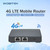 WOBITEK 4G LTE Internet Router with Sim Card Slot Unlocked Mobile Hotspot Modem WiFi TypeC Port 300Mbps Wireless Lan