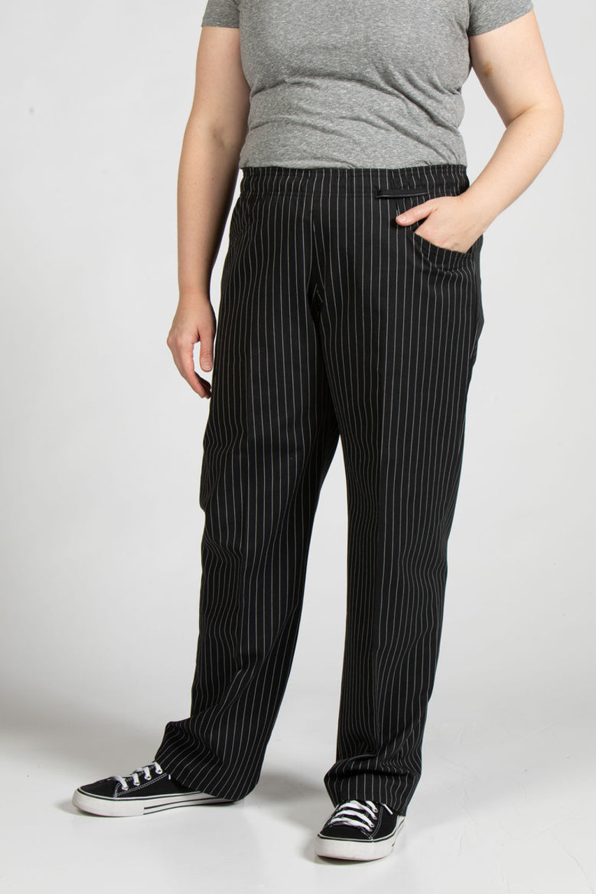 パンツ COTTON TWILL WIDE TUCK COOK PANT Ladies' Chef Pants | Women's Kitchen Pants