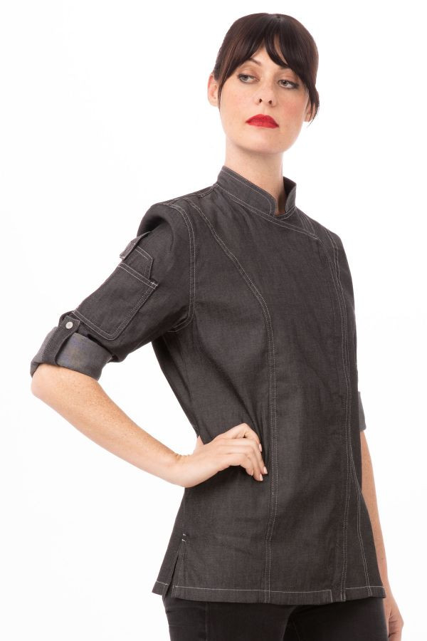 Womens Gramercy Denim Chef Coat by Chef Works ChefsCloset