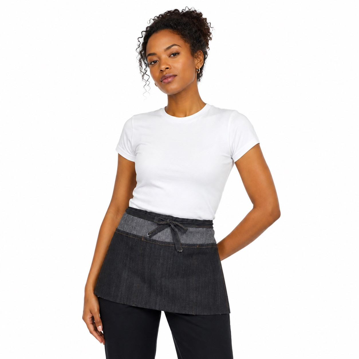 Denim 3 Pocket Waist Apron | Denim Server Apron