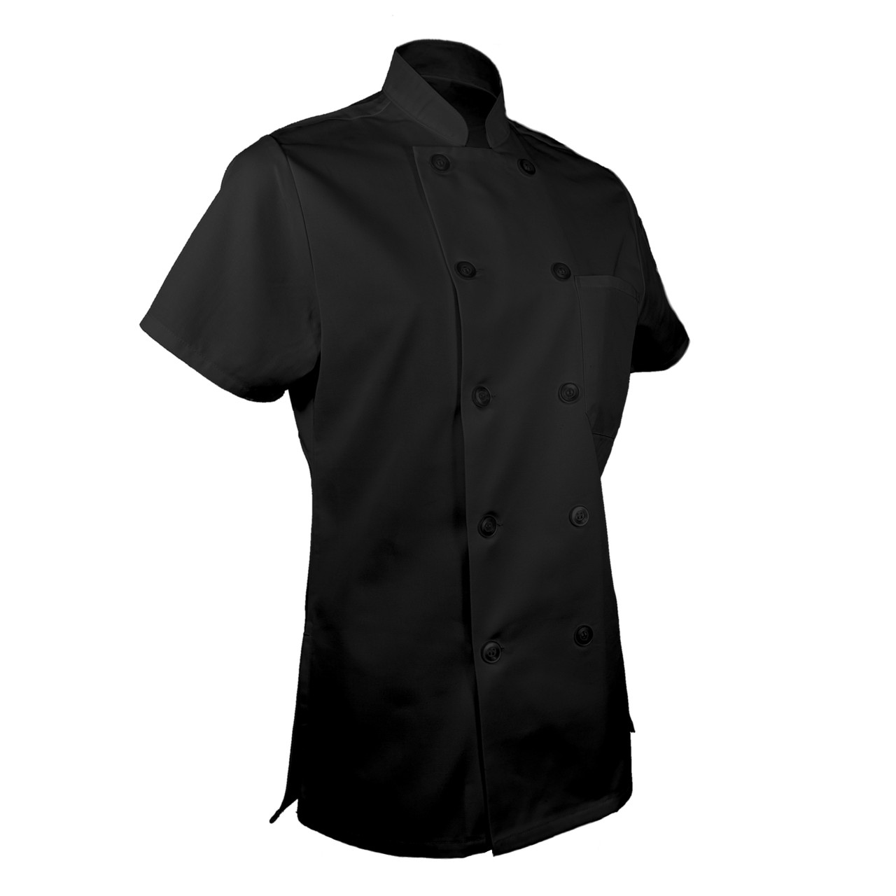 Women's Short Sleeve 10-Button Chef Coat - ChefsCloset