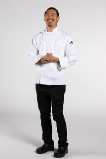 Sienna Chef Coat, White