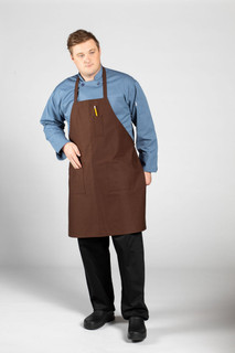 Uncommon Threads Bib Apron with 2 Patch Pockets