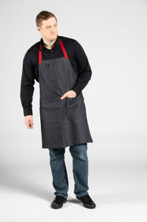 Deviate Bib Apron, Confetti Denim