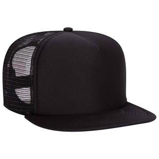 Baseball Cap, High Crown Snapback Hat, Mesh Back - Main