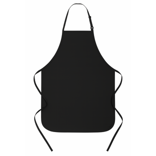 X-Large Black Adjustable Basic Bib Apron - Limited Stock
