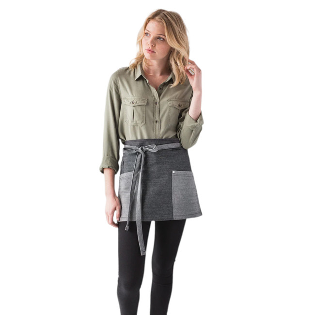 American Denim Waist Apron Black