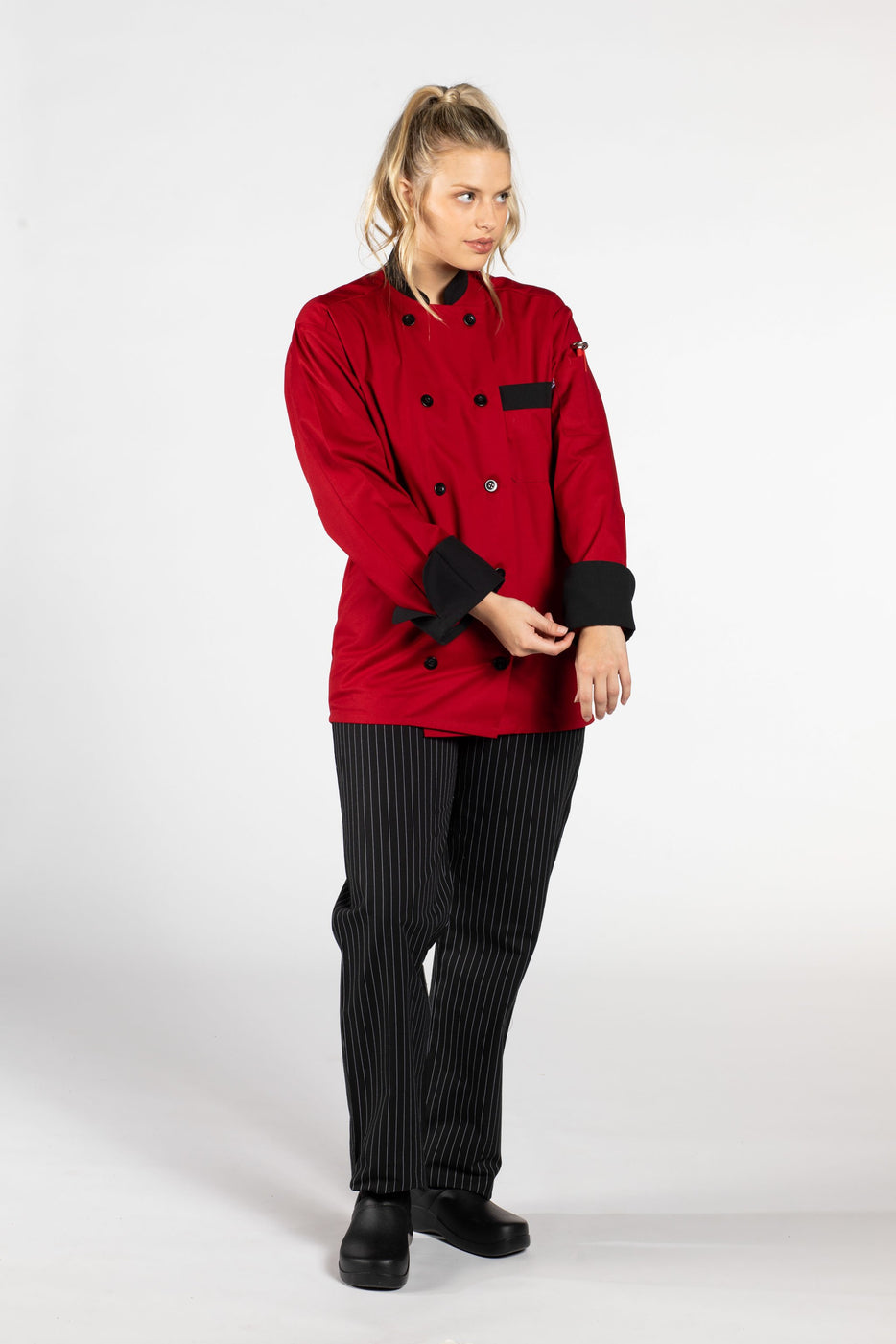 Newport Chef Coat, Red