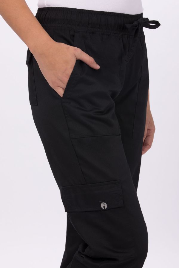Chef Works Women's Cargo Chef Pant | Drawstring Chef Pants