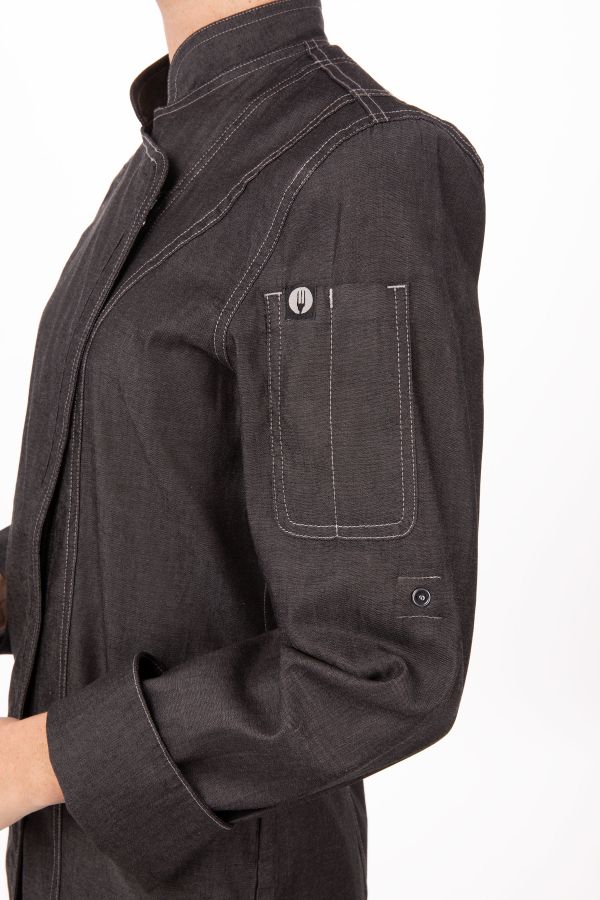 Womens Gramercy Denim Chef Coatby Chef Works