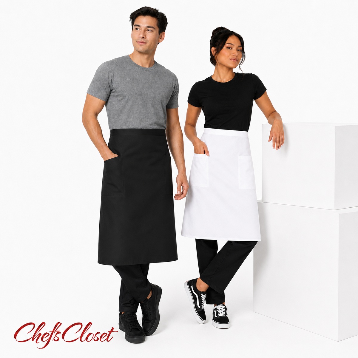 Full Bistro Apron, 2 Pockets