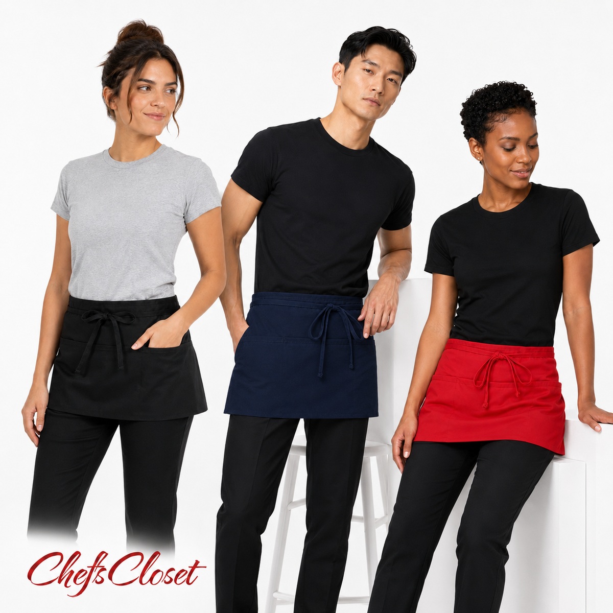 ChefsCloset Standard 3 Pocket Waist Apron