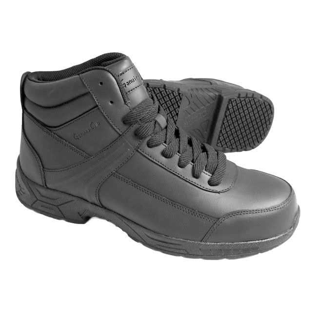 Men's 6 in. Steel Toe Slip-Resistant Leather Work Boots