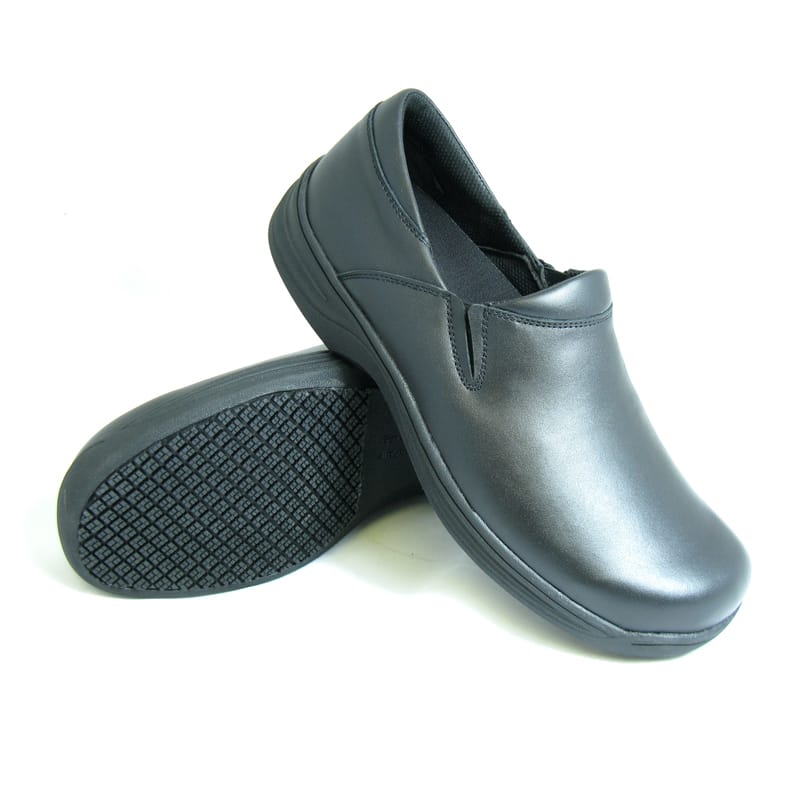 slip resistant leather work shoes