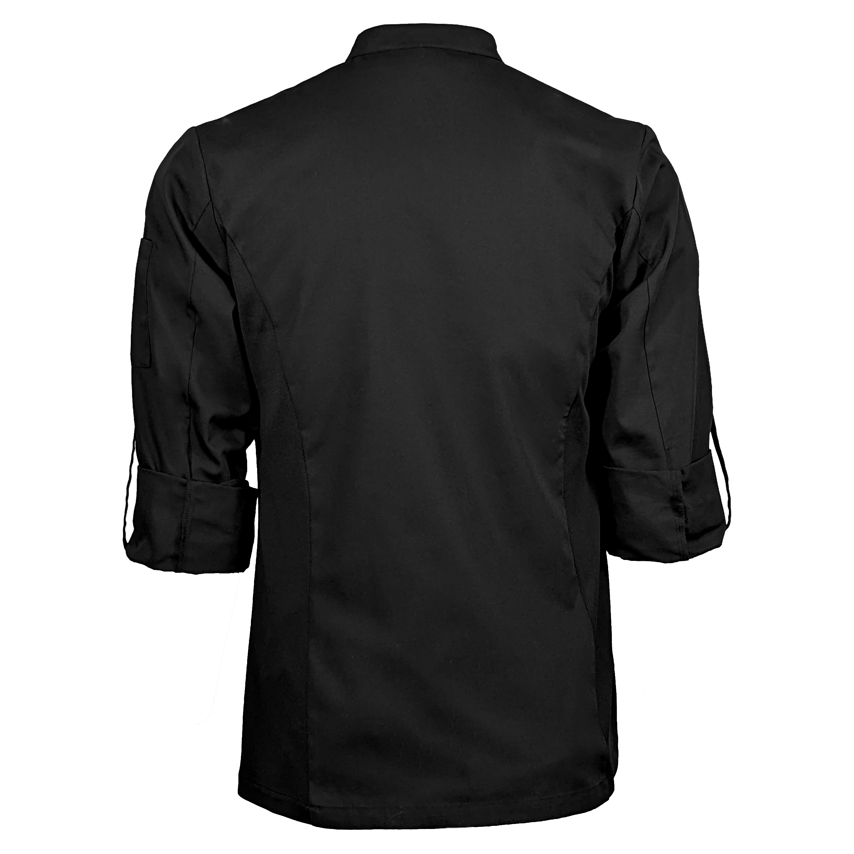 Black Broadway Chef Coat Back Black Broadway Chef Coat Back