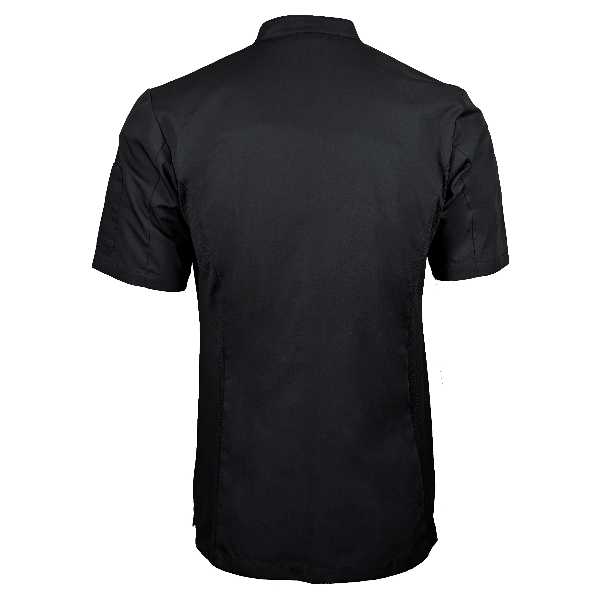 Black Broadway Chef Coat Back Black Broadway Chef Coat Back