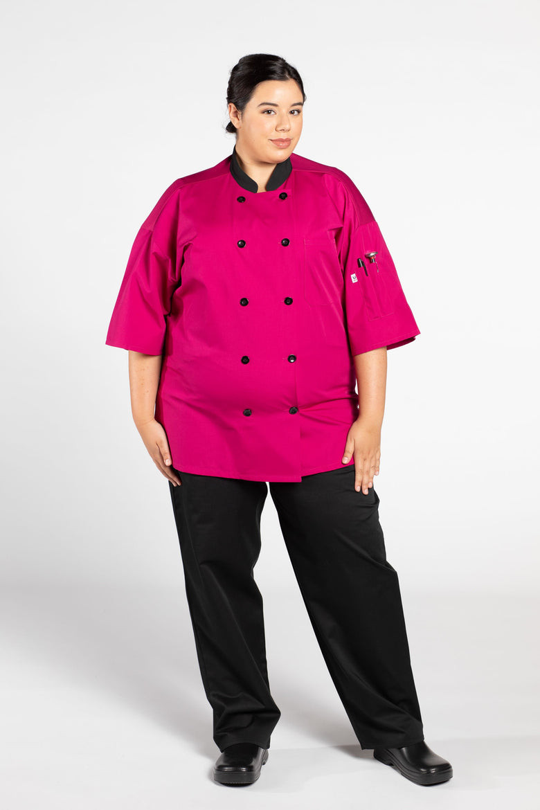 Havana Pro Vent Chef Coat, Berry Havana Pro Vent Chef Coat, Berry