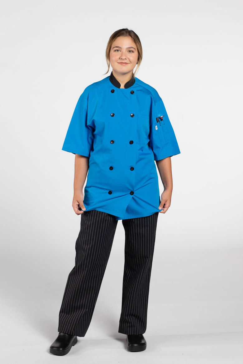 Havana Pro Vent Chef Coat, Cobalt Havana Pro Vent Chef Coat, Cobalt