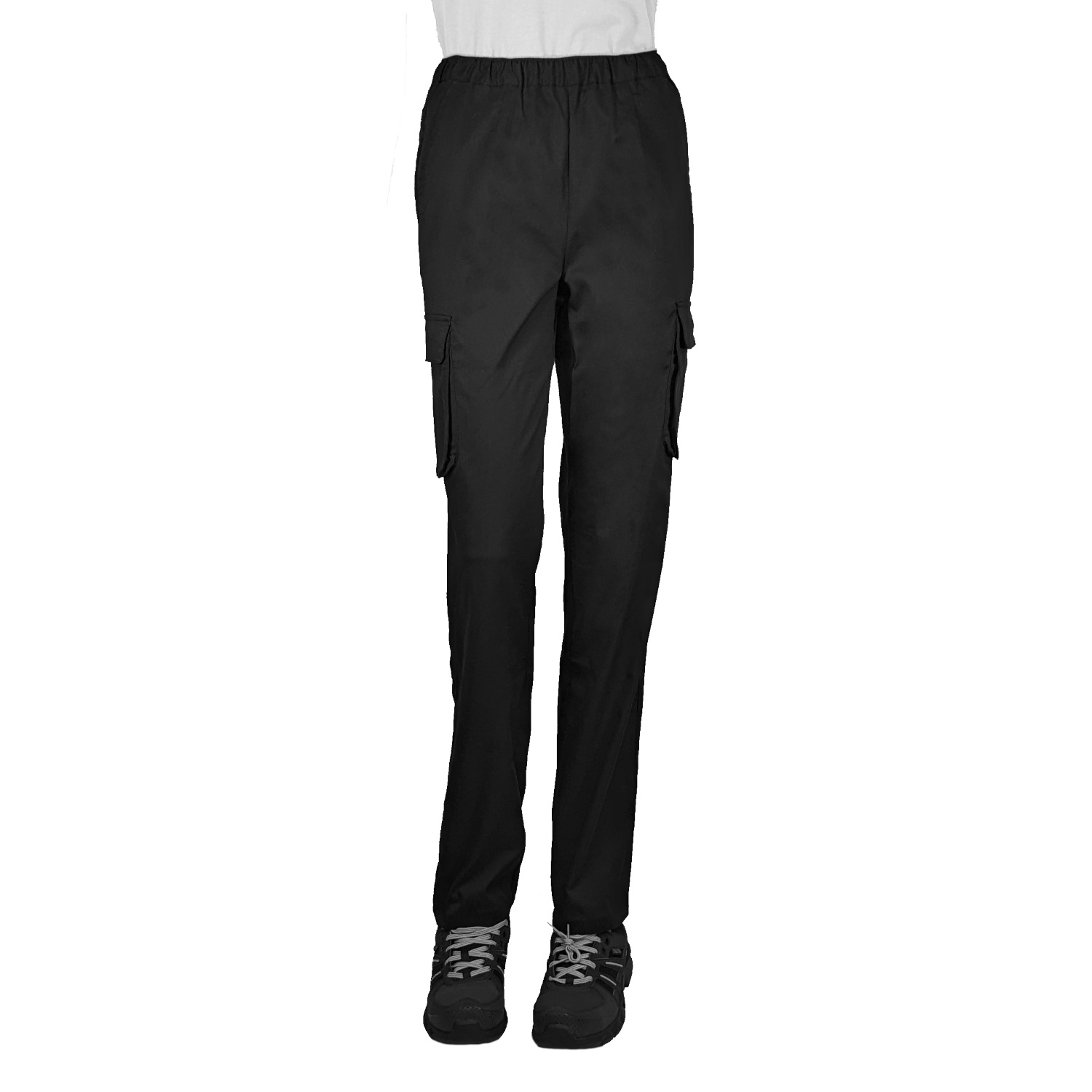 ChefsCloset Women's Cargo 6-Pocket Chef Pant Front