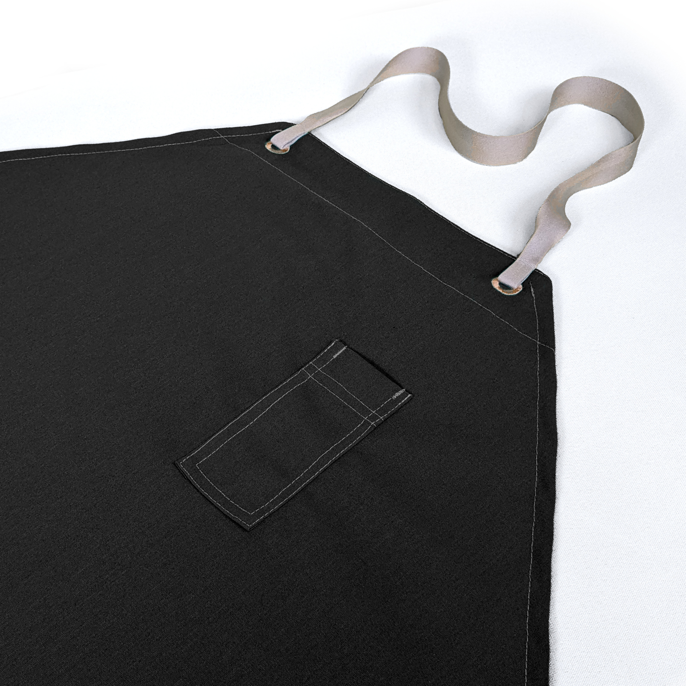 Black Larkinville Bib Apron Black Larkinville Bib Apron