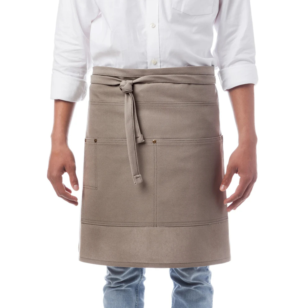 Woodland Half Bistro Canvas Apron Khaki Woodland Half Bistro Canvas Apron Khaki
