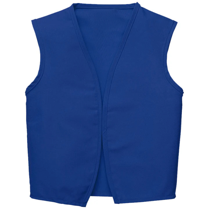 Child Vest Royal Blue Flat