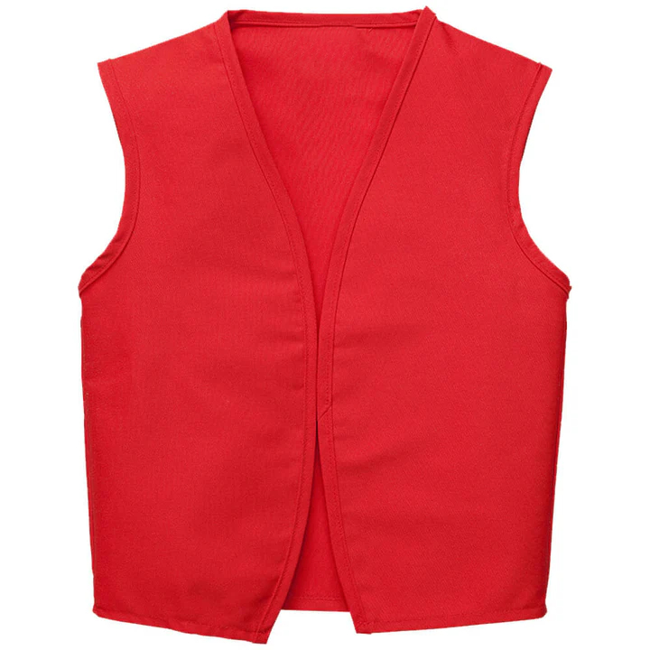 Child Vest Red Flat