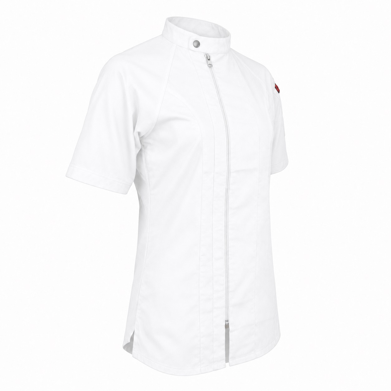 Women's Short Sleeve Harlem Chef Coat White