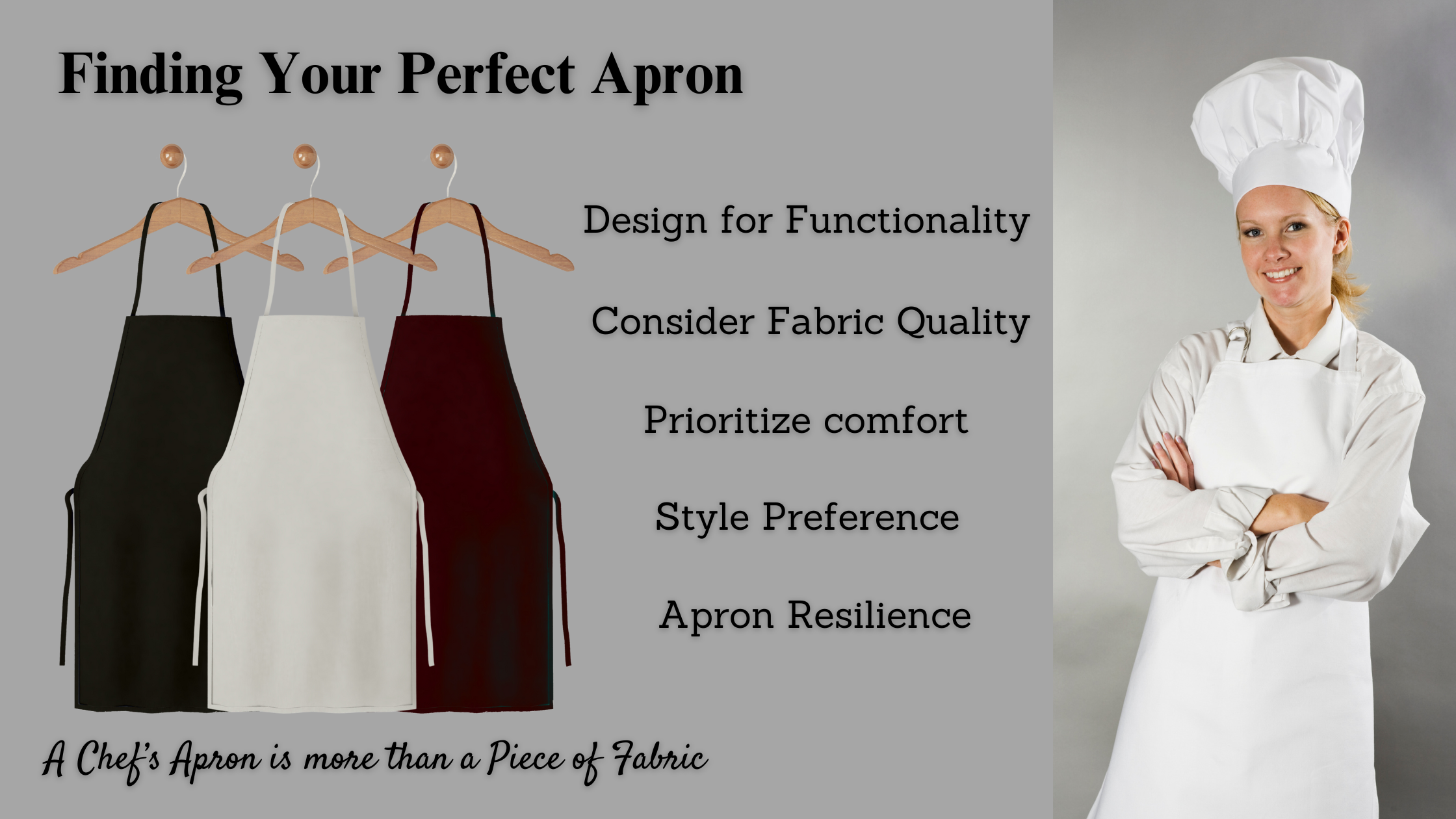 What Are the Key Attributes of a High-Quality Chef’s Apron? - ChefsCloset