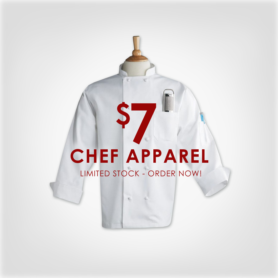 Quality Chef Apparel and Chef Clothing with Free Shipping