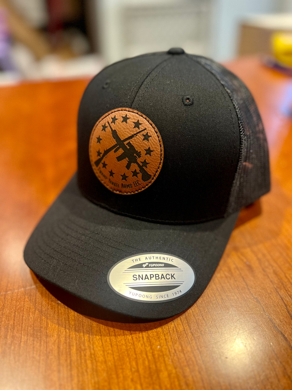 Swamp Yankee Arms Patch Snapback Hat