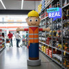 Llamador Inflable Personaje Obrero 100% Impresion Digital | 2 a 3 metros