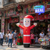 Llamador Inflable Personaje Papá Noel 100% Impresion Digital | 2 a 3 metros