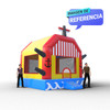 Saltarín galeón inflable para evento