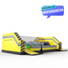 Salto interactivo 4 bolas toxico inflable