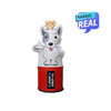 Inflable silueteado de perro y gato en evento