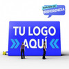 inflables publicitarios gigantes Azul Render