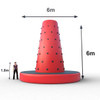 Escalador Cono inflable para usp en exteriores Escalador Cono inflable para usp en exteriores