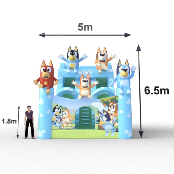 Deslizador Muñecos Bluey Aeroinflables