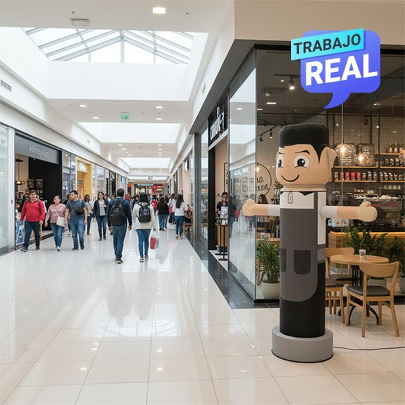 Llamador Inflable 3D Barista 100% Impresion Digital | 2 a 3 metros Llamador Inflable 3D Barista 100% Impresion Digital | 2 a 3 metros