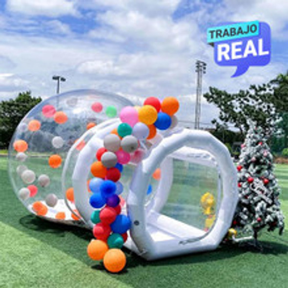 Bubble House inflable con colchón para eventos infantiles