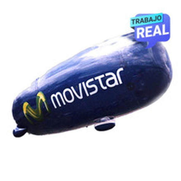 zeppelin publicitario Movistar Bogotá