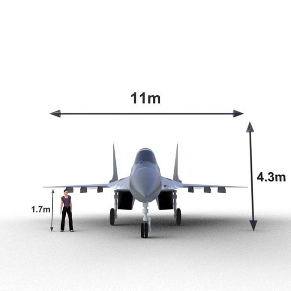 Avión inflable MIG-29