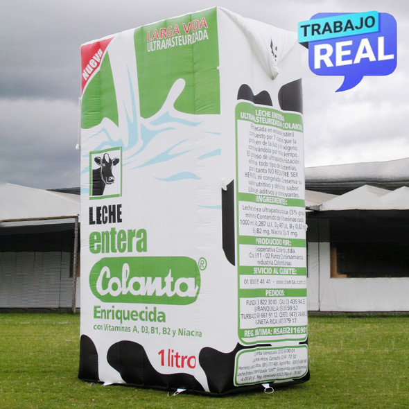 venta de inflables publicitarios Colanta Medellín