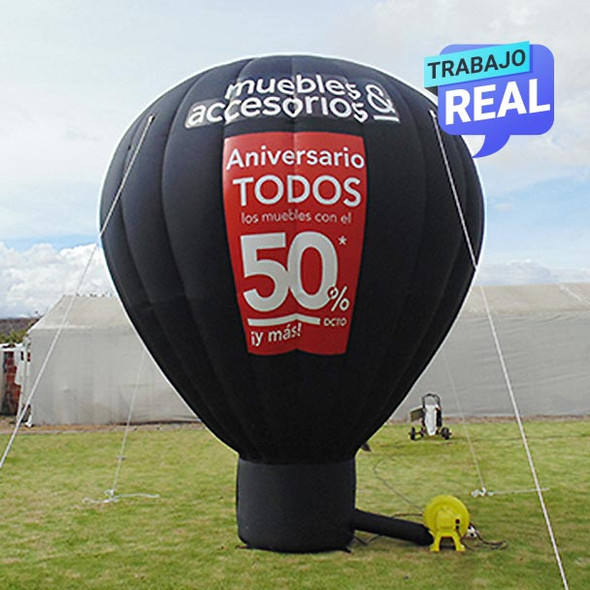 globos inflables publicitarios 50 Aniversario Bogotá