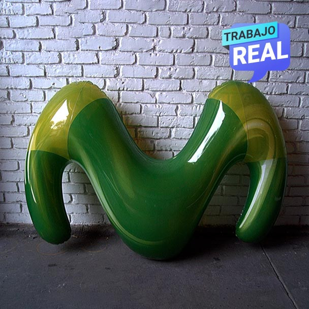 Burbuja Silueteada sellada Inflable Movistar Bogotá