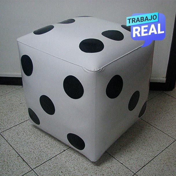 Logo Cubo Sellado Inflable Dado Bogotá