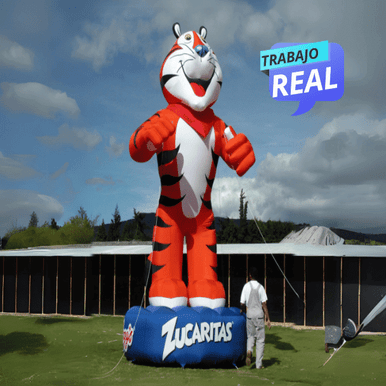 dummies inflables caliTigre Kellogs